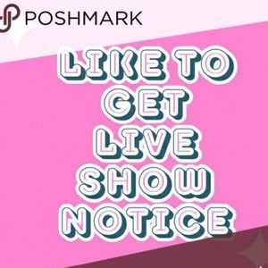 Like this post to be notified when im in live auction shows 😊
